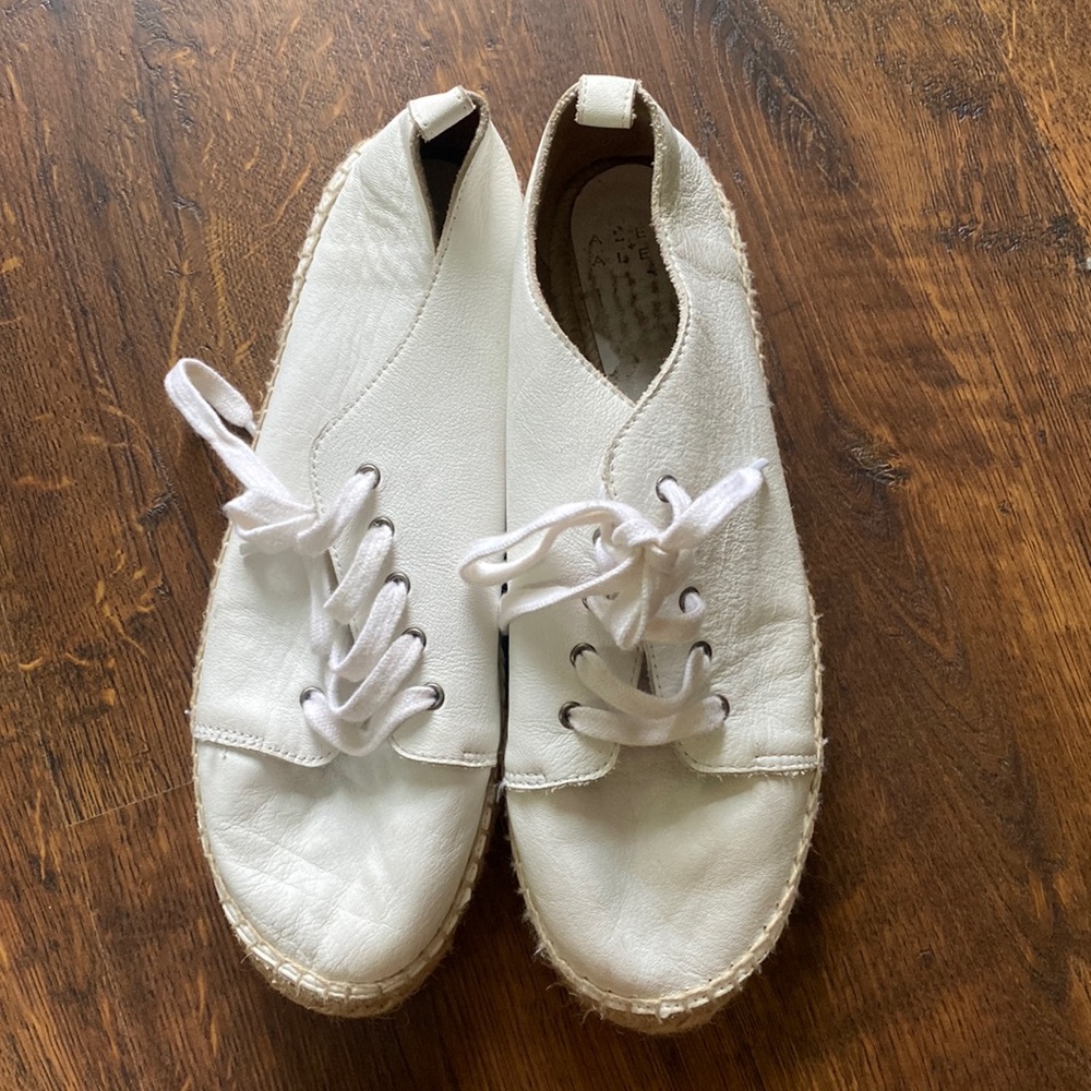 White Soludos Sneakers